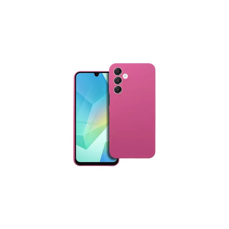 Viedtālruņa aizmugurējais vāciņš Samsung Galaxy A16 Silicon Dark Pink