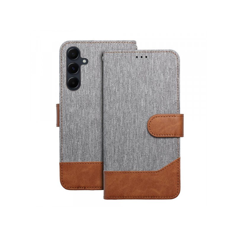 Viedtālruņa atveramais maciņš Samsung Galaxy A35 Jeans Grey