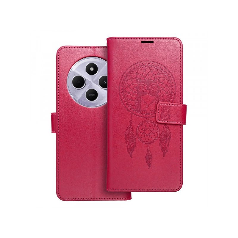 Viedtālruņa atveramais maciņš Xiaomi Redmi 14C Mezzo Book Dreamcatcher Pink