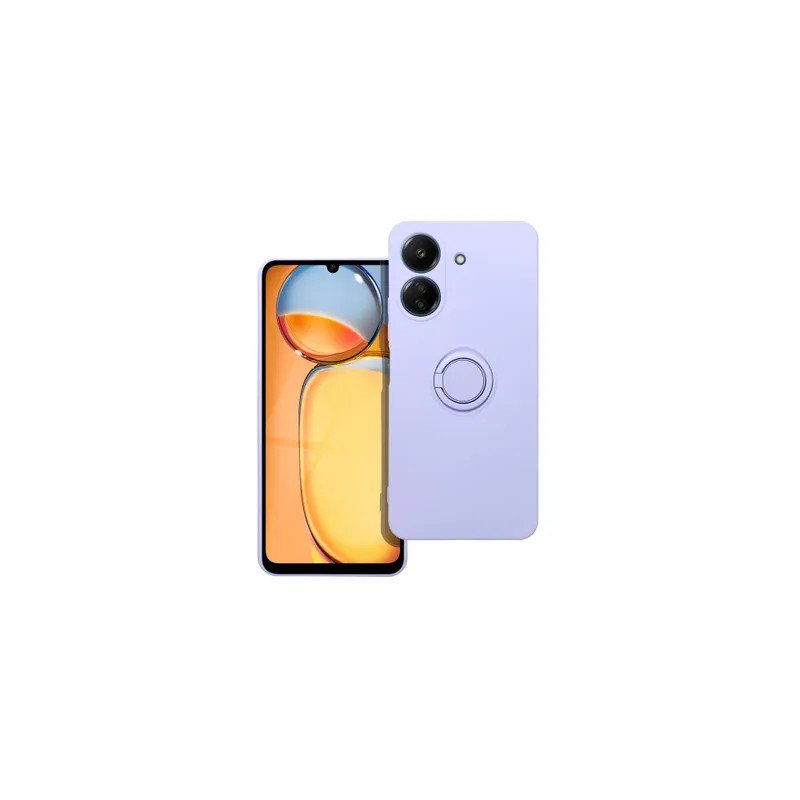 Viedtālruņa aizmugurējais vāciņš Xiaomi Redmi 14C Silicone Ring Violet