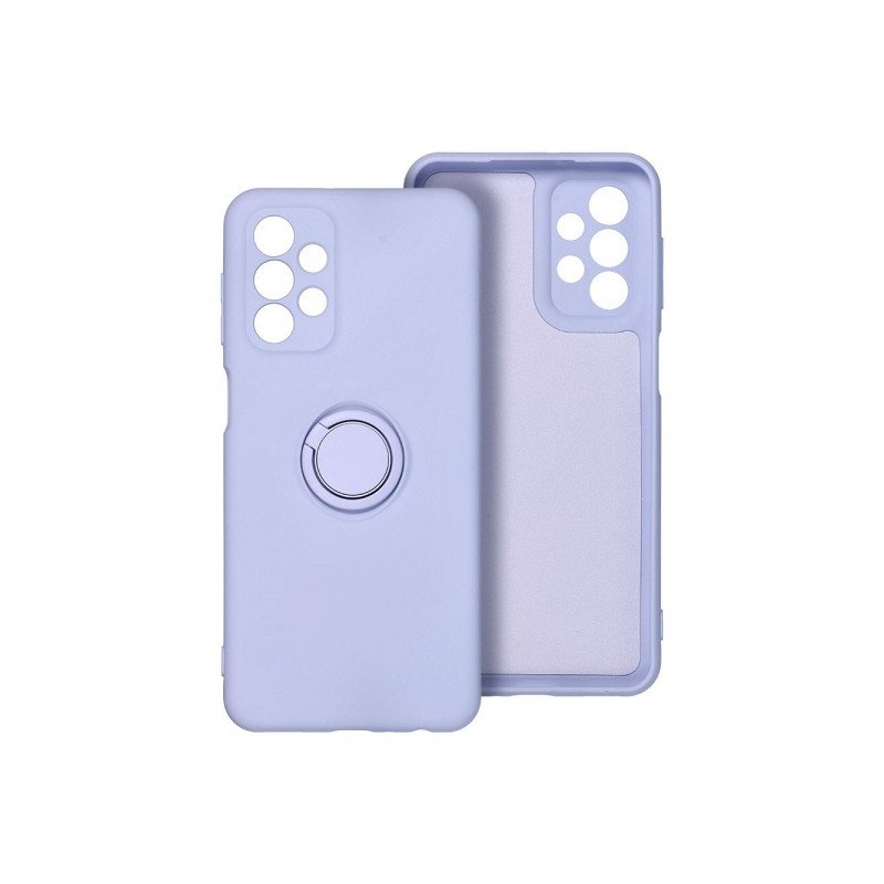 Viedtālruņa aizmugurējais vāciņš Samsung Galaxy A56 5G Silicone Ring Case Violet