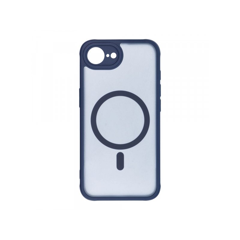 Viedtālruņa aizmugurējais vāciņš Apple iPhone 16E Full matte mag Blue, Transparent