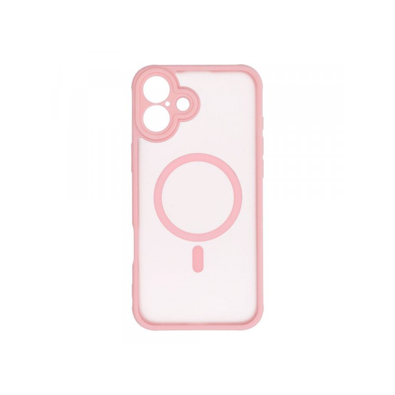 Viedtālruņa aizmugurējais vāciņš Apple Iphone 15 Full matte mag Pink