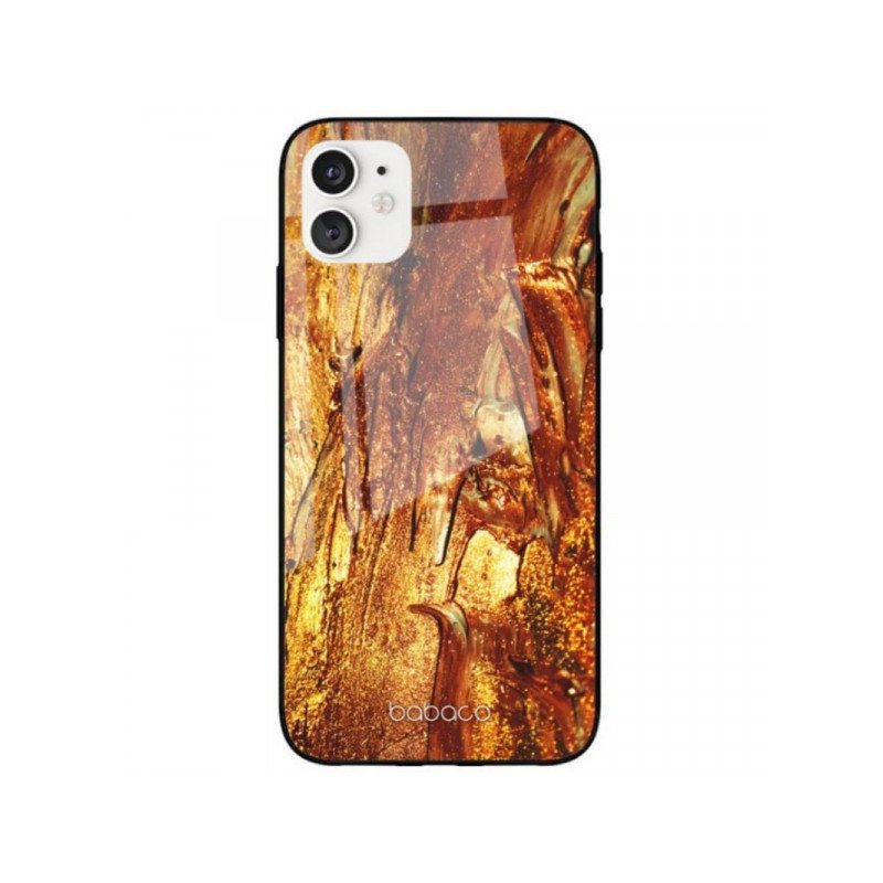 Viedtālruņa aizmugurējais vāciņš Apple iPhone 12 Pro Max Glass Abstract 022 Mixed, With Design