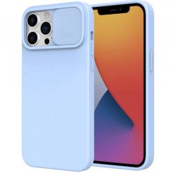 Viedtālruņa aizmugurējais vāciņš Samsung Galaxy A53 5G Silicon Lens Light Blue