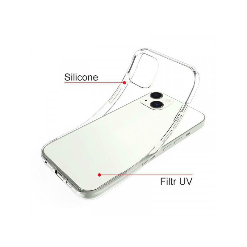 Viedtālruņa aizmugurējais vāciņš Apple iPhone 11 BC Silikon 2.0mm Cam Transparent