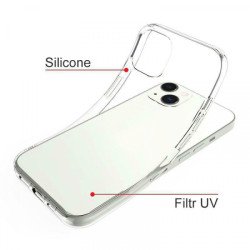 Viedtālruņa aizmugurējais vāciņš Samsung Galaxy S22 Plus BC Silikon 2.0mm Transparent