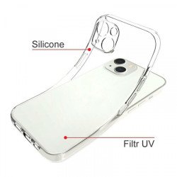 Viedtālruņa aizmugurējais vāciņš Apple iPhone 12 Pro Max BC Silikon 2.0mm Transparent