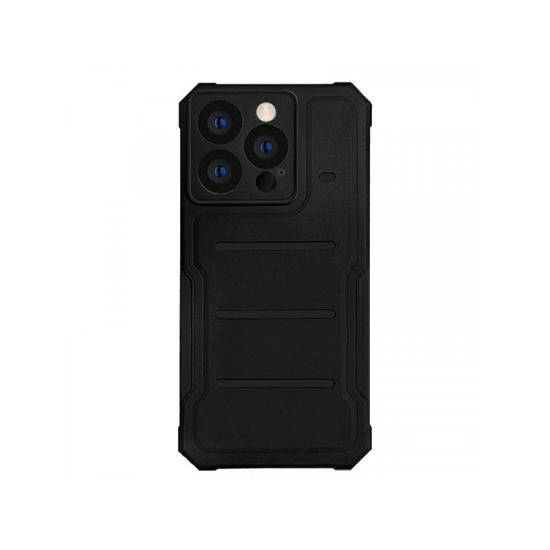 Viedtālruņa aizmugurējais vāciņš Apple iPhone 14 Pro Max Stone case Black
