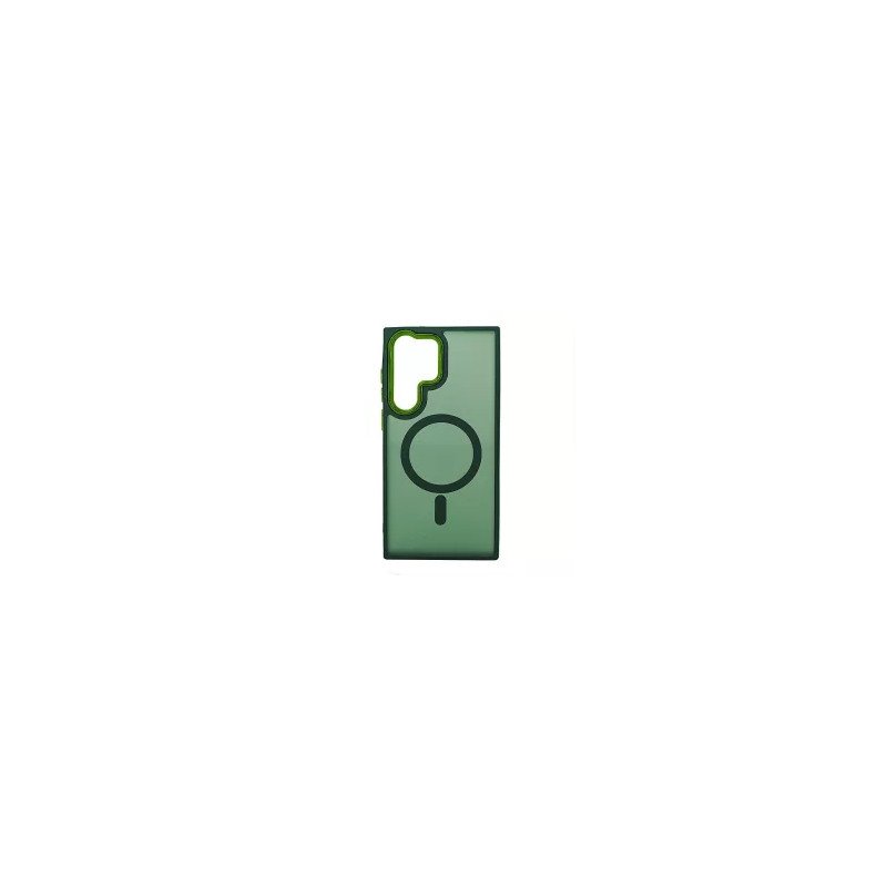 Viedtālruņa aizmugurējais vāciņš Apple iPhone 13 Magsafe Case Green, Transparent