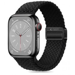 Viedpulksteņa siksniņa Apple Nylonmag strap for Apple Watch 42/44/45/49 mm Black