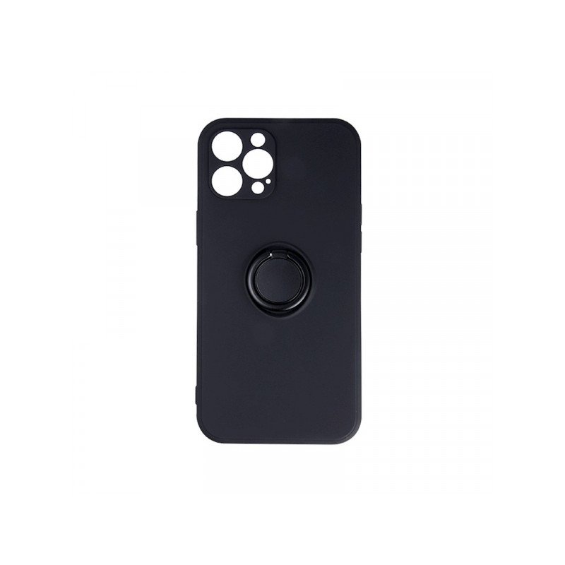 Viedtālruņa aizmugurējais vāciņš Samsung Galaxy A55 5G Finger Grip Black