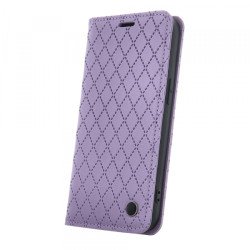 Viedtālruņa atveramais maciņš Samsung Galaxy A15 5G Smart Caro Purple