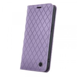 Viedtālruņa atveramais maciņš Xiaomi Redmi 13C Smart Caro Violet