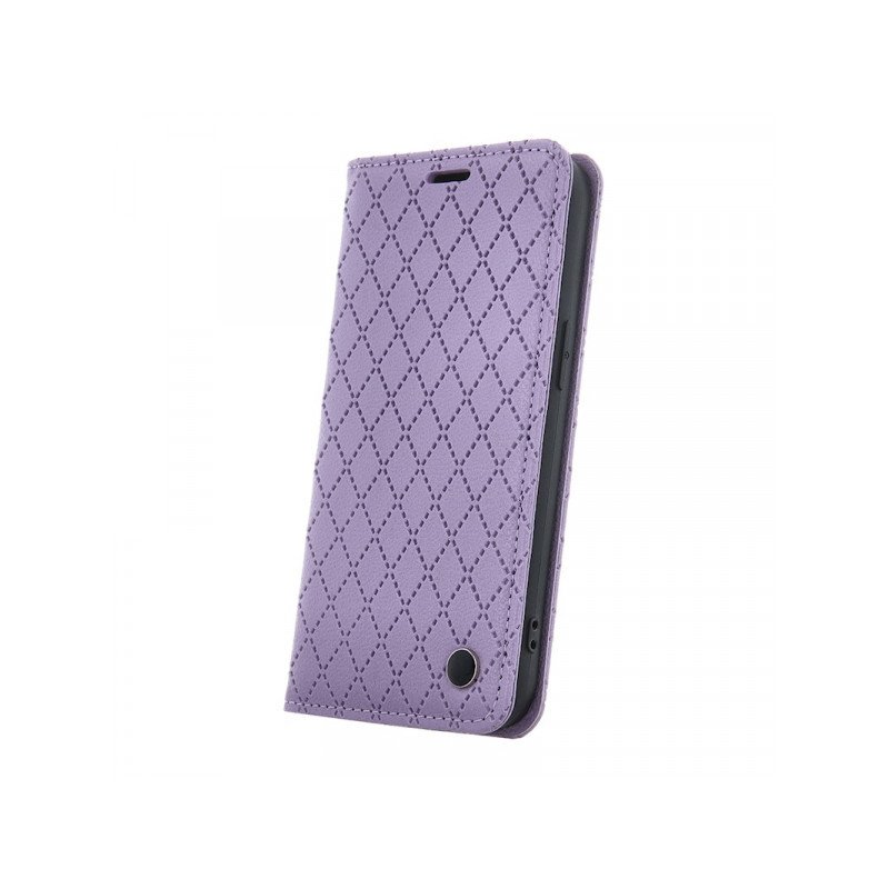 Viedtālruņa atveramais maciņš Xiaomi Redmi 13C Smart Caro Violet
