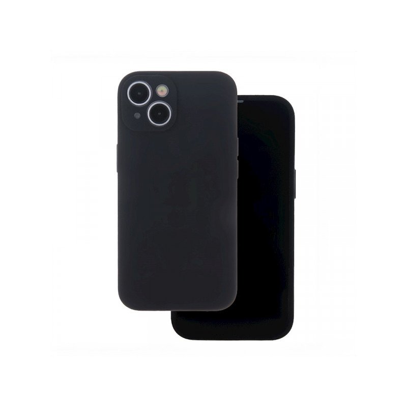 Viedtālruņa aizmugurējais vāciņš Apple iPhone 11 Solid Silicone Black