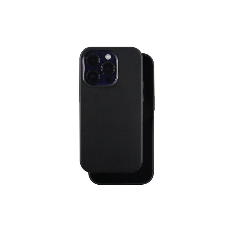 Viedtālruņa aizmugurējais vāciņš Apple iPhone 15 Pro Leather Mag Black