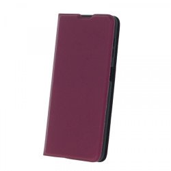 Viedtālruņa atveramais maciņš Samsung Galaxy A05S Smart Soft Burgundy