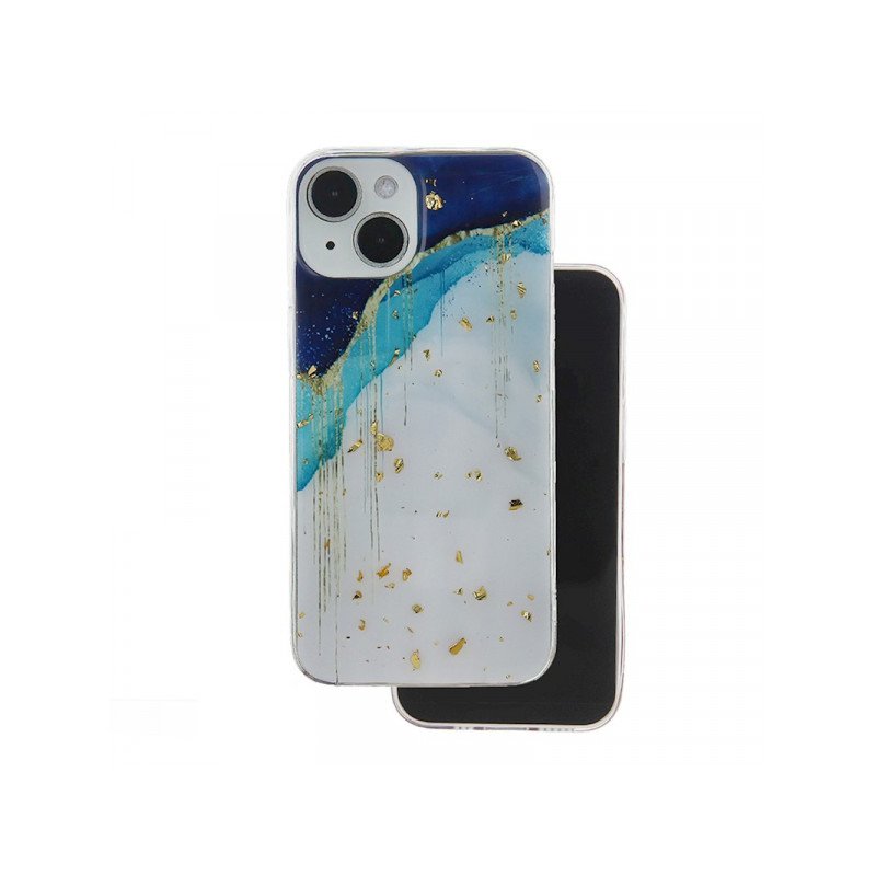 Viedtālruņa aizmugurējais vāciņš Samsung Galaxy A55 5G Gold Glam Iceberg Blue, White