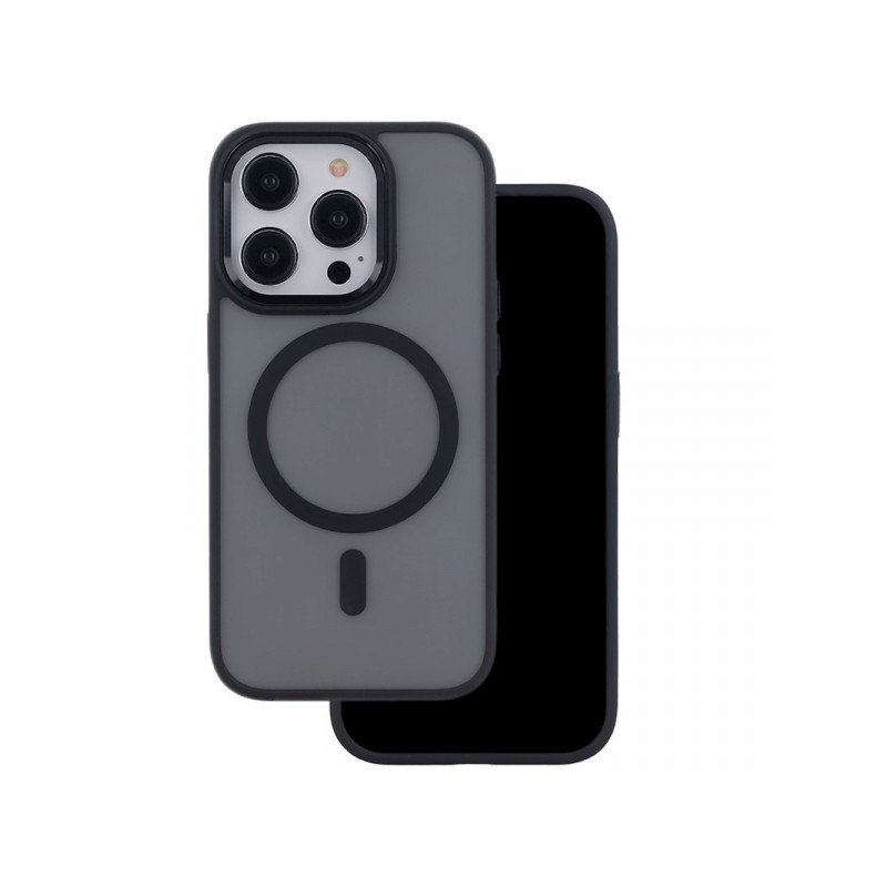 Viedtālruņa aizmugurējais vāciņš Apple iPhone 13 Frost Mag cover Black