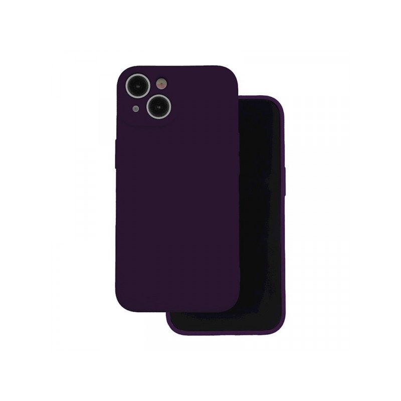Viedtālruņa aizmugurējais vāciņš Apple iPhone 16 Pro Silicone case Dark Violet