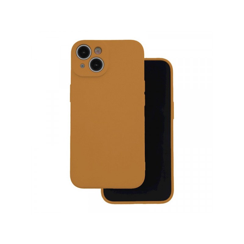 Viedtālruņa aizmugurējais vāciņš Apple Iphone 16 Silicone case Light Brown