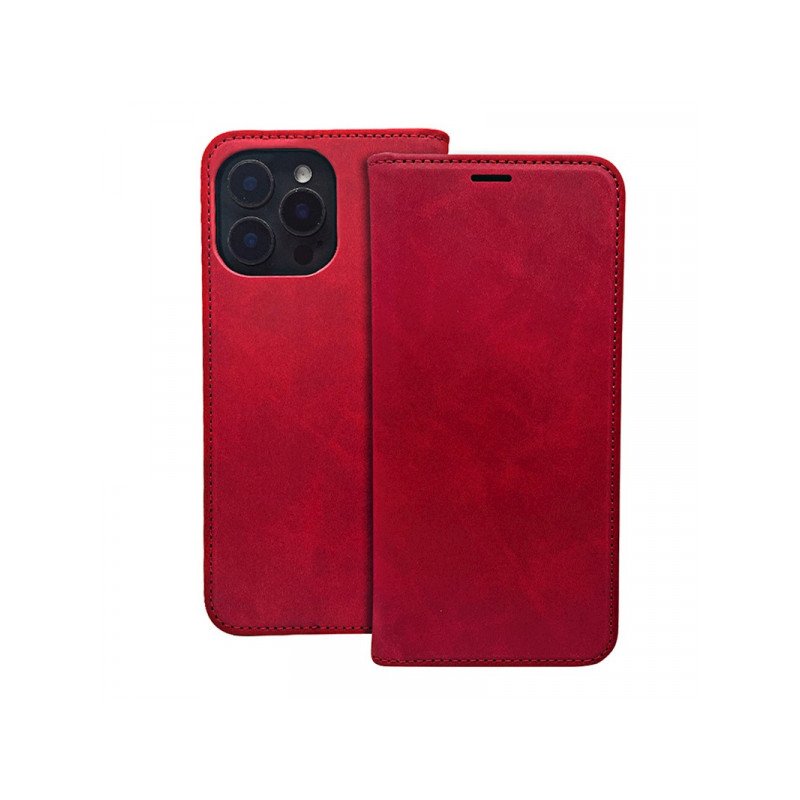 Viedtālruņa atveramais maciņš Xiaomi Redmi 13C Suede Red