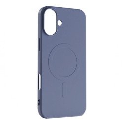 Viedtālruņa aizmugurējais vāciņš Apple Iphone 16 Silicon Mag case Dark Blue
