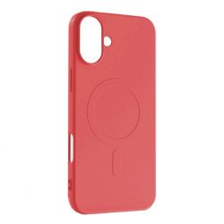 Viedtālruņa aizmugurējais vāciņš Apple iPhone 16 Pro Max Silicon Mag case Red