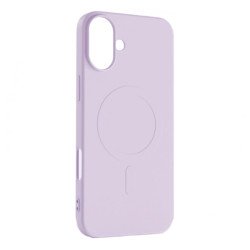 Viedtālruņa aizmugurējais vāciņš Apple Iphone 16 Silicon Mag case Lavanda