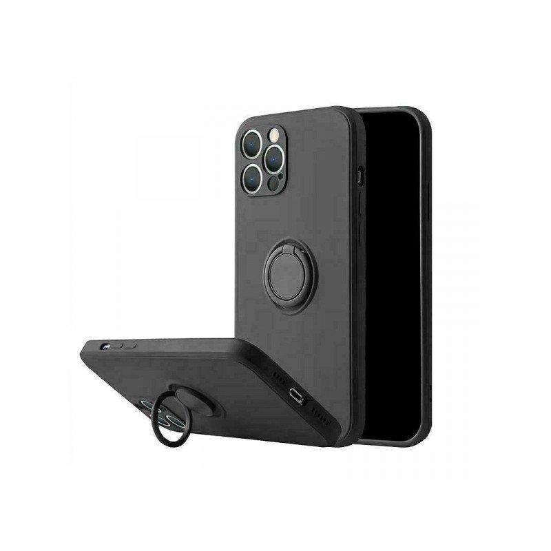 Viedtālruņa aizmugurējais vāciņš Apple iPhone 12 Mini Pastel Ring Black