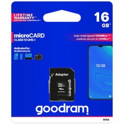 Ārējā atmiņa UHS I CLASS-10 16GB Black
