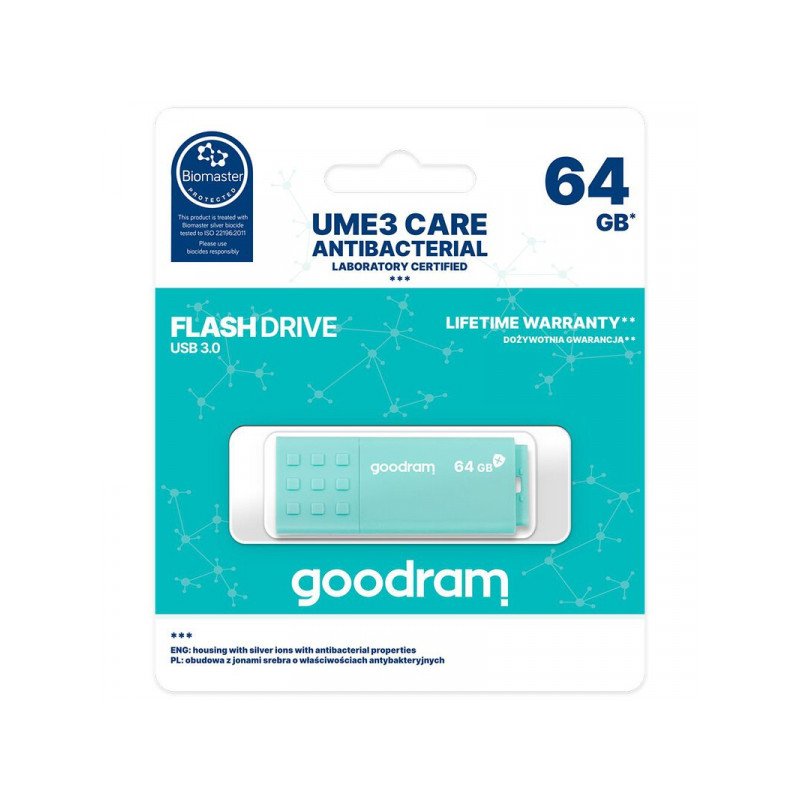 Ārējā atmiņa UME3 64GB Turquoise Blue