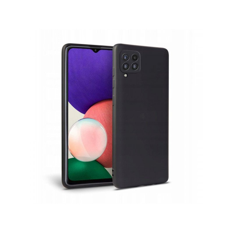 Viedtālruņa aizmugurējais vāciņš Samsung Galaxy A22 Icon Black