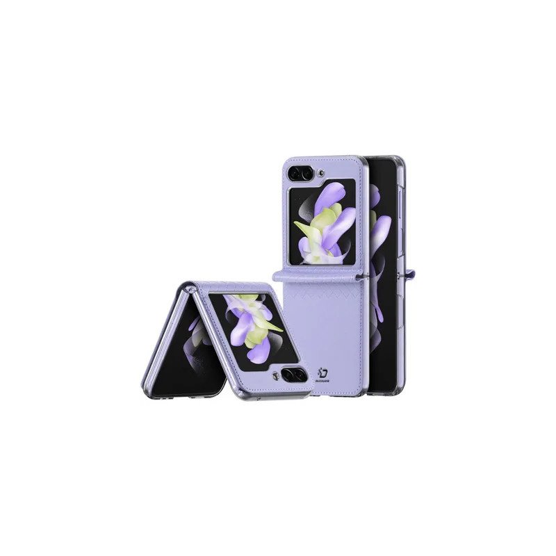 Viedtālruņa aizmugurējais vāciņš Samsung Galaxy Z Flip 6 Bril Leather Violet