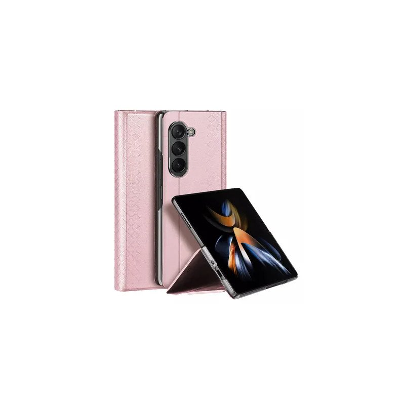 Viedtālruņa aizmugurējais vāciņš Samsung Galaxy Z Fold 6 Bril Leather Pink