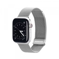 Viedpulksteņa siksniņa Apple Strap MILANESE stainless for Apple Watch 38 / 40 / 41 mm Silver