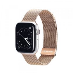 Viedpulksteņa siksniņa Apple Strap MILANESE stainless for Apple Watch 38 / 40 / 41 mm Gold