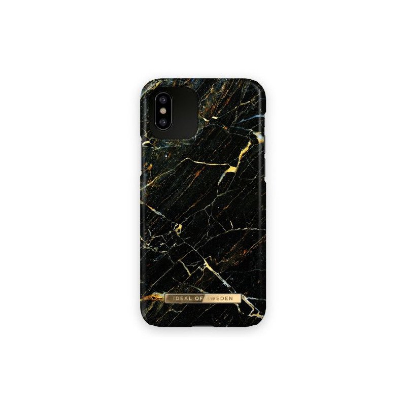Viedtālruņa aizmugurējais vāciņš Apple iPhone XR Port Laurent Marble Black, With Design