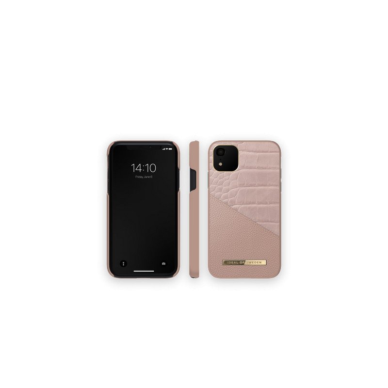 Viedtālruņa aizmugurējais vāciņš Apple iPhone XR Rose Smoke Croco Pink