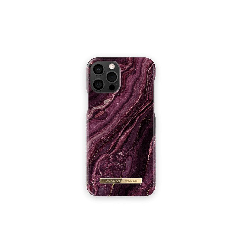 Viedtālruņa aizmugurējais vāciņš Apple iPhone 12 Pro Golden Plum Purple, With Design