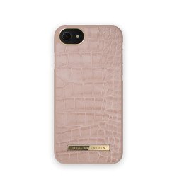 Viedtālruņa aizmugurējais vāciņš Apple iPhone 7 / 8 / SE 20 / SE 22 Rose Croco Soft Pink