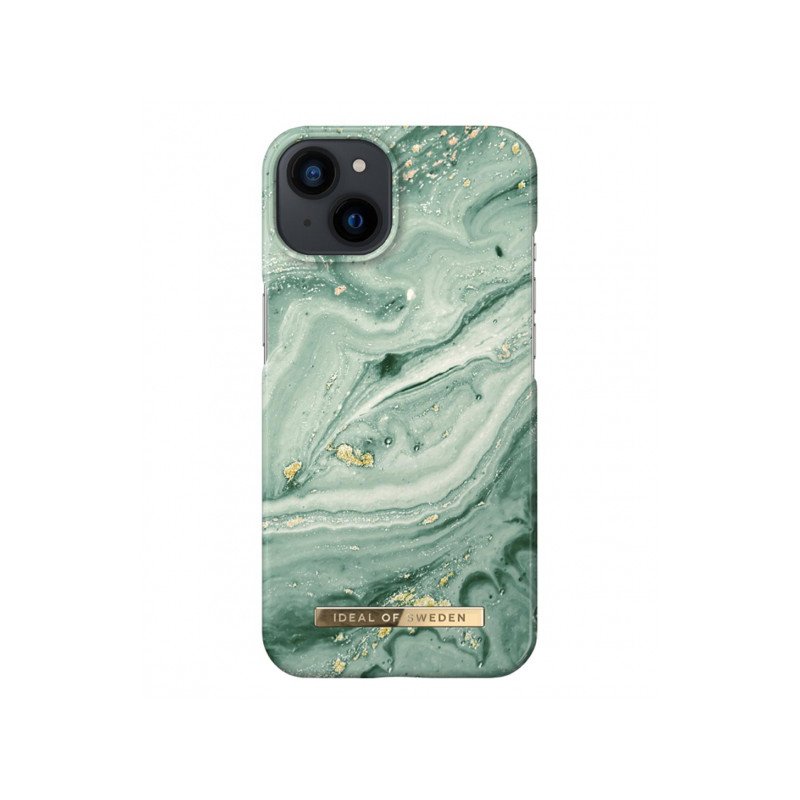 Viedtālruņa aizmugurējais vāciņš Apple iPhone 7 / 8 / SE 20 / SE 22 Mint Swirl Marble Mint, With Design