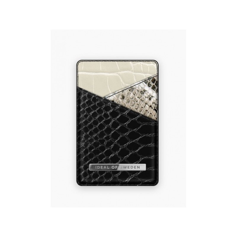 Viedtālruņa karšu kabatiņa Night Sky Snake Black, Beige