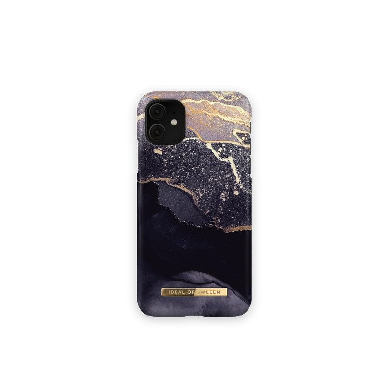 Viedtālruņa aizmugurējais vāciņš Apple iPhone XR Golden Twilight Marble Dark Blue, Gold, With Design