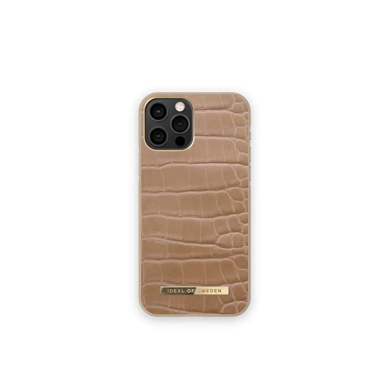 Viedtālruņa aizmugurējais vāciņš Apple iPhone 13 Camel Croco Light Brown