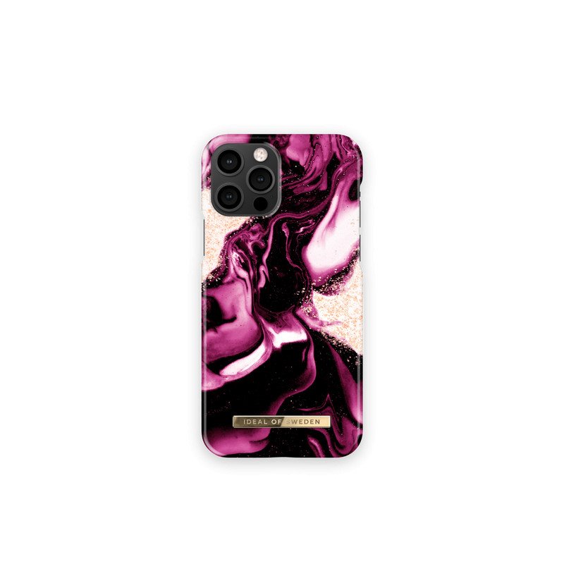Viedtālruņa aizmugurējais vāciņš Apple iPhone 13 Golden Ruby Dark Violet, With Design