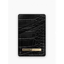 Viedtālruņa karšu kabatiņa Black Croco Black