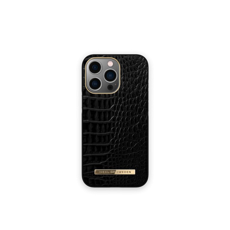 Viedtālruņa aizmugurējais vāciņš Apple iPhone 14 Pro Neo Noir Croco Black