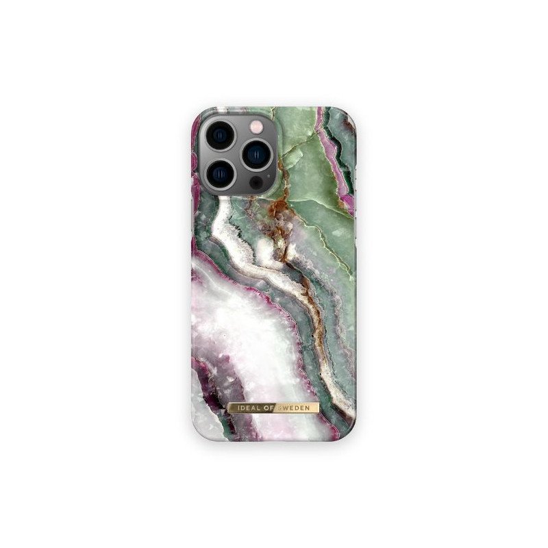 Viedtālruņa aizmugurējais vāciņš Apple iPhone 14 Pro Northern Lights Green, Pink, With Design